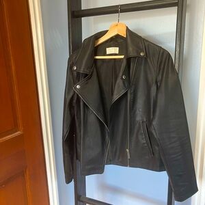 Black Faux Leather Jacket